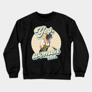 Funny groovy gift for sarcastic welder woman Crewneck Sweatshirt